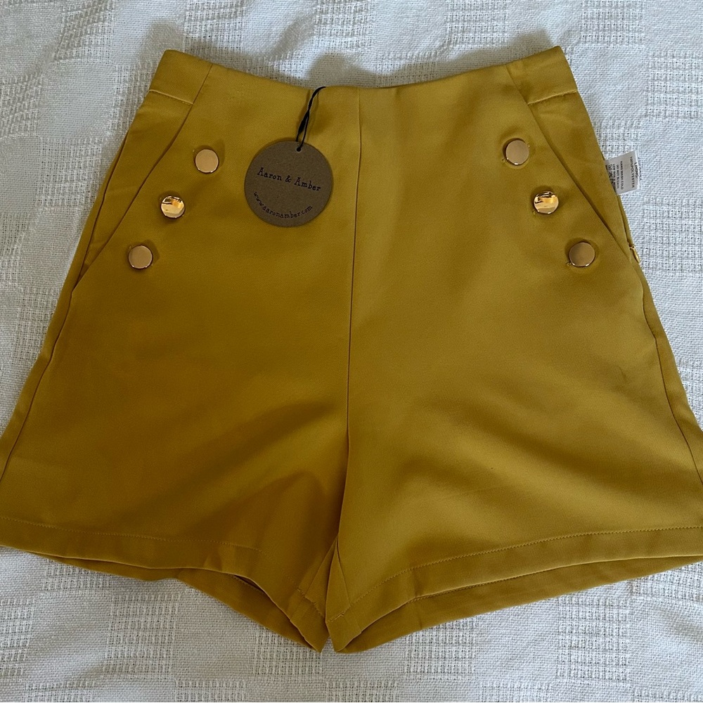 Aaron & Amber High Waisted Shorts